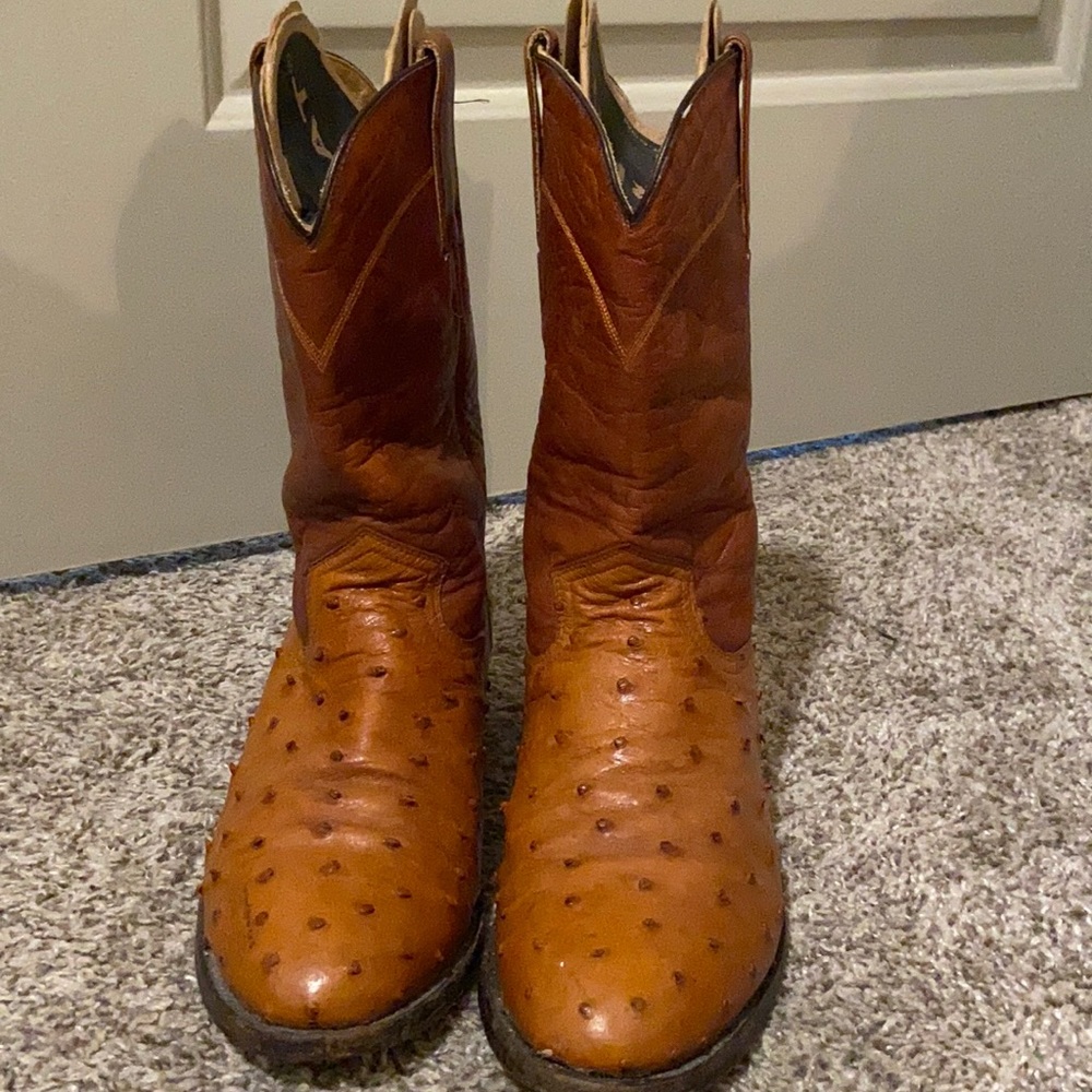 Ostrich Boots